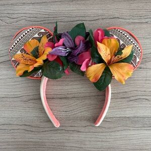 Moana Floral Mouse Ears Headband